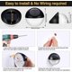 thumbnail image 5 of Solar Outdoor Wall Lights, 4 Pack Solar Lamp Outdoor Garden, Warm White Outdoor Led Wall Light, IP65 Waterproof Decorative Wall Lighting Light for Gar, 5 of 5