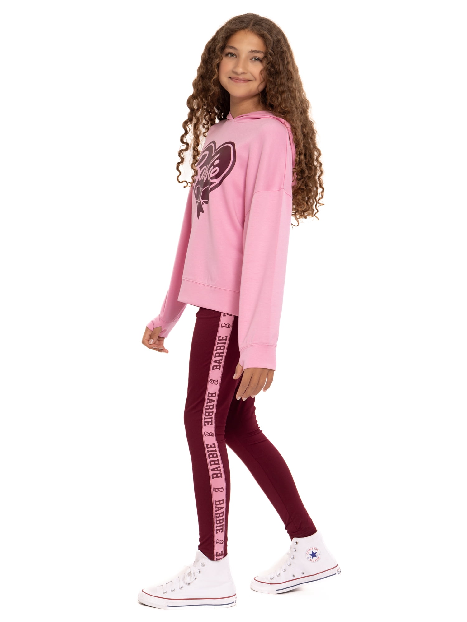 Barbie Girl's Active Leggings, Sizes 4-12