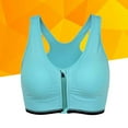 thumbnail image 2 of CATIEBYE Women’s Shockproof Sports Bra Vest, Green, Comfortable Support for Running, Gym, Yoga - 1 Piece, 2 of 6