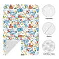 thumbnail image 5 of Yiaed Summer Stamp Print Baby Car Seat Canopy Carrier Cover, Breathable Nursing Cover for Breastfeeding,Multi-Use Infant Carseat Stroller Cover, 5 of 7