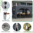 thumbnail image 3 of DetalleGo 10x20 Pop Up Canopy Tent with 6 Sidewalls, Waterproof Outdoor Event Shelter, Portable Gazebo for Parties, Beach, Camping, Commercial Use, 3 of 9