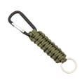 thumbnail image 2 of Llavero con mosquetón - Mosquetón de Paracord trenzado militar con correa para llaves/hombres/mujeres, 2 of 4