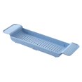 thumbnail image 4 of Estante para bañera Sunnimix Bandeja extensible organizador de almacenamiento azul, 4 of 8