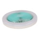 thumbnail image 3 of Ventilador de techo pequeño de 9,8 pulgadas, E27, 36 W, silencioso, ajustable, LED, para habitación de niños, 86-265 V, color azul, 3 of 15