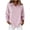 🔥 Pink, variant on Sentmoon Womens Shirt 3/4 Sleeve Travel Womens Tops Summer Striped Print Button Down Regular Fit Womens Workout Tops for Travel and Leggings Outfit M