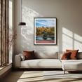 thumbnail image 2 of Bethesda Terrace Autumn 01 - Manhattan New York Photography Autumn Nature Landscape Scenic Architecture Black Framed Wall Art Print 8 x 10 inches, 2 of 4