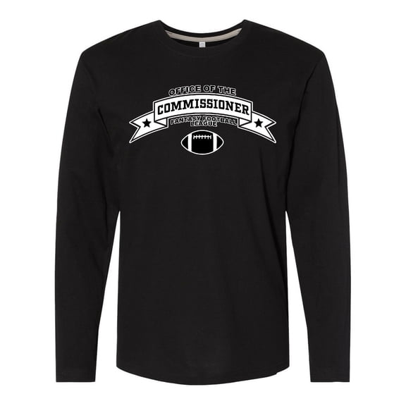 Inktastic Fantasy Football Office of the Commissioner Long Sleeve T-Shirt