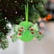thumbnail image 1 of Oioii Christmas Bows Christmas Tree Decoration Wreaths Velvet Bow Tree Topper with Fluffy Ornaments for Xmas Party, 1 of 9