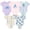 Stitch Angel Aqua Pink, variant on Disney Lion King Baby Girls' 5-Pack Short Sleeve Bodysuits Green Pink Grey White