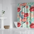 thumbnail image 3 of Boho Style Shower Curtain Floral Rose Vintage Retro Shower Curtain for Bathroom Home Decor Bathtubs Waterproof Fabric Curtain with 12 Hooks 84x72in, 3 of 5