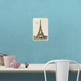 thumbnail image 2 of Paris, Je t'aime I Love You Eiffel Tower City Map Home Business Office Sign, 2 of 4