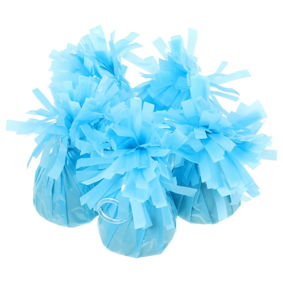 GOOHOCHY Balloon Weights Concrete Balloons Sky-Blue 5Pcs 4.72X2.24X2.24In