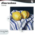 thumbnail image 4 of Stupell Industries French Country Fresh Kitchen Lemons on Dishtowel Canvas Art, 17 x 17, by Kate Jarvik Birch, 4 of 8
