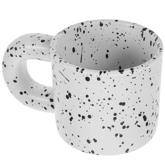 IBASETOY Chubby Ceramic Mug Nordic Style Water Cup Versatile For Coffee Tea Milk More Design For Home Office Use