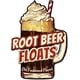thumbnail image 1 of Cartel de hojalata vintage de cerveza de raíz flotante, placa de helado retro, carteles decorativos de hojalata para pared de metal., 1 of 7