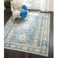 thumbnail image 6 of Nourison Madera Vintage Teal 7'10" x 10' Area Rug, (8x10), 6 of 7