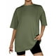 thumbnail image 2 of Blusa para mujer,Blusa estampada con cuello en V para mujer, informal, de manga tres cuartos, de poliéster suave, ideal para todas las estaciones, sopatenor, 2 of 8