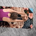 thumbnail image 5 of Pangolin Yoga Mat Towel with Storage Bag, 72.8"x26.8" - Suitable for Yoga, Pilates, Fitness - Yoga Blanket, Yoga Towel, Yoga Mat Towel Included, 5 of 6