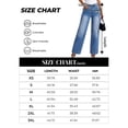 thumbnail image 4 of EMMIOL Women's Baggy Boyfriend Jeans Mid-Low Waist Vintage Wide Leg Denim Streetwear Pants, 4 of 8