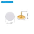 thumbnail image 2 of Unique Bargains Épingles à Pousser Rondes, Punaises en Plastique Décoratives, Blanches, Lot de 200, 2 of 5