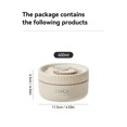 thumbnail image 1 of Bento Lunch Box Set, Portable Keep Warm Lunch Container With Insulated Bag, 18/8 Stainless Steel Thermal Food Container Beige 400ml, 1 of 6