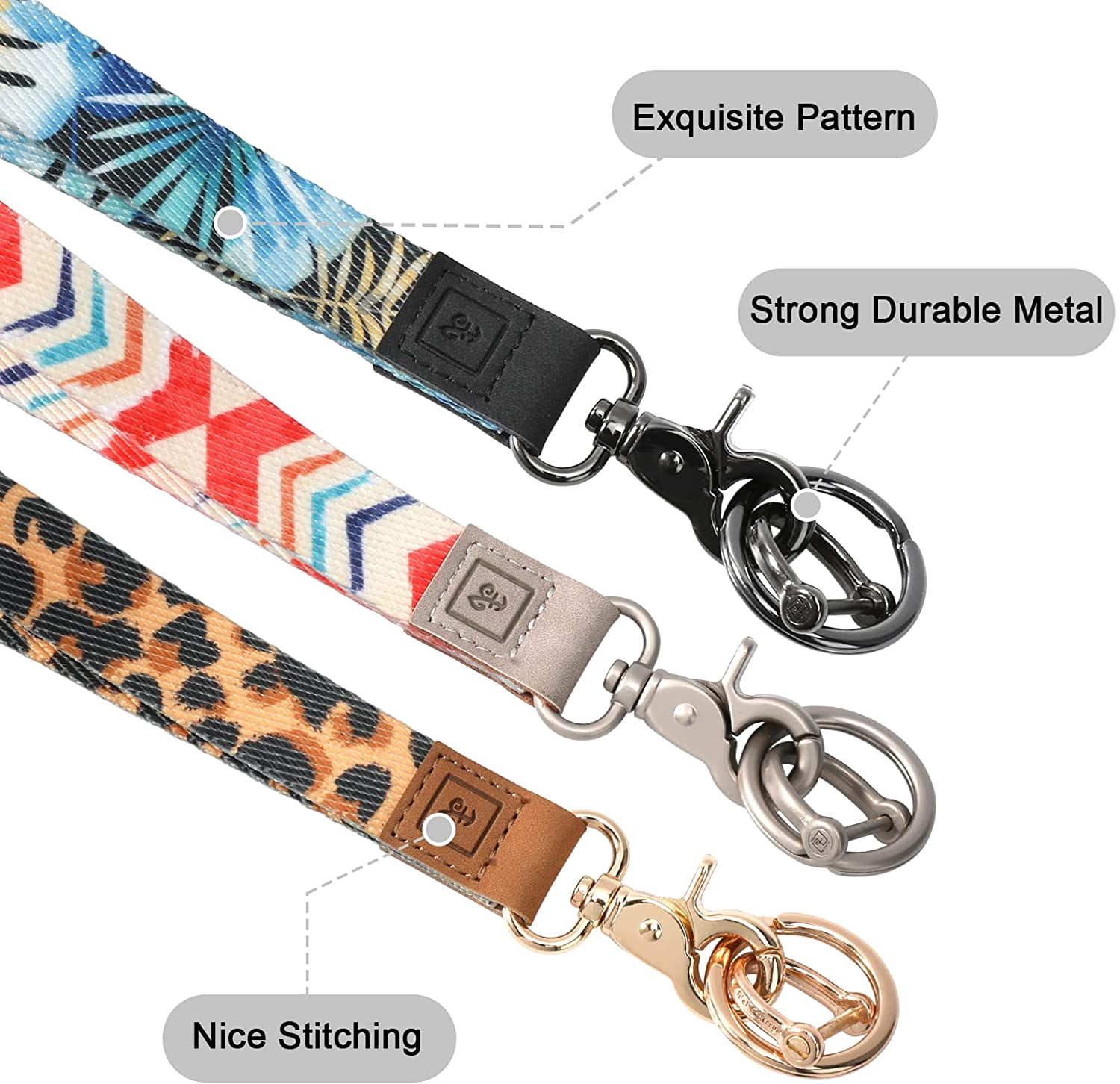 Hand Wrist Lanyard Key Chain, Cool Keychain Wristlet, Wristlet