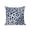 Blue, Navy, White, variant on 1 Pack Outdoor Throw Pillow, Cream Beige Leopard Waterproof Pillow with Insert Included, Vintage Animals Texture Country Decorative Accent Cushion Sofa Pillows for Patio Porch, 16 x 16 In