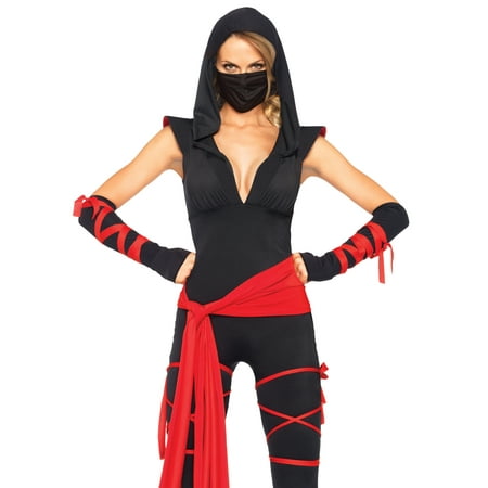 Leg Avenue Women’s Deadly Ninja Halloween Costume for Adults, Small