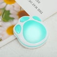 thumbnail image 5 of Unique Bargains 1 Set Contact Lens Case Electroplated Cat's Paw Lens Storage Case Blue, 5 of 5