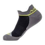 Nspire Sport Run Low Rise Ankle Socks Black and Yellow, Medium, Adult, Unisex