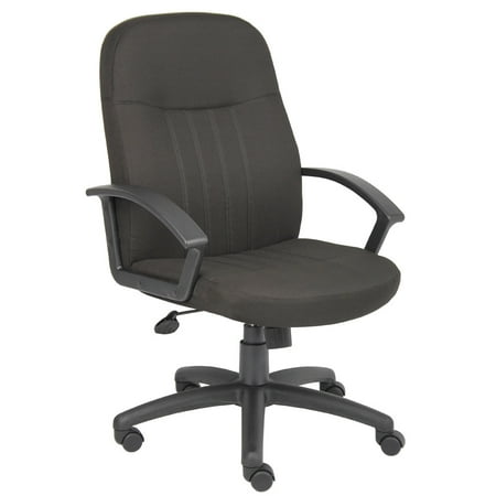 Boss Office Products Black Mid Back Managers Chair