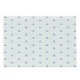 thumbnail image 1 of Anchor Cutting Board, Classical Vivid Blue Anchors Simplistic Design Marine Hobby Lifestyle Themed, Decorative Tempered Glass Cutting and Serving Board, Large Size, Blue White, by Ambesonne, 1 of 1