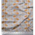 thumbnail image 1 of Soimoi Poly Crepe Fabric Giraffe Kids Fabric Prints by Yard 52 Inch Wide, 1 of 3