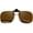 Brown, variant on Clip on Sunglasses Polarized over Glasses Women Amber Flip up Sun Glasses Men UV Protection Driving Hiking Brown Lens