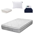 thumbnail image 1 of Colchón Queen Size + Almohada One + Sábanas Softy + Protector de Colchón Restonic  Vail, 1 of 8