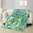 thumbnail image 4 of Yibo Hedgehogs Blanket Flannel Soft and Comfortable Anti-static Bed Sofa Blanket, 4 of 7