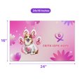 thumbnail image 5 of Faith Love Hope Corgi Breast Cancer Awareness Survivor Doormat Welsh Corgi Dog Lover Gifts Idea Indoor Outdoor Welcome Mat - 02017, 5 of 5