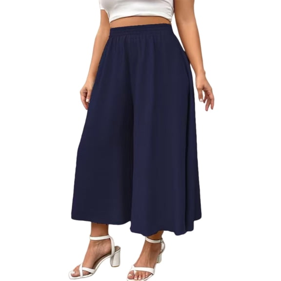 Certgust Hot Sales Under $35 Vacation Outfits for Women Wide Leg Pants for Women Flowy Palazzo Drawstring Elastic Waist with Pockets Summer Beach Vacation Outfits