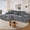 Gray, variant on LLappuil 108" Sectional Sofa, Modular Sectional Couch with Right Chaise, Deep Seat Corduroy Cloud Sofa for Living Room Green