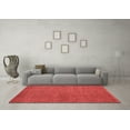 thumbnail image 3 of Ahgly Company Indoor Square Abstract Red Modern Area Rugs, 5' Square, 3 of 4