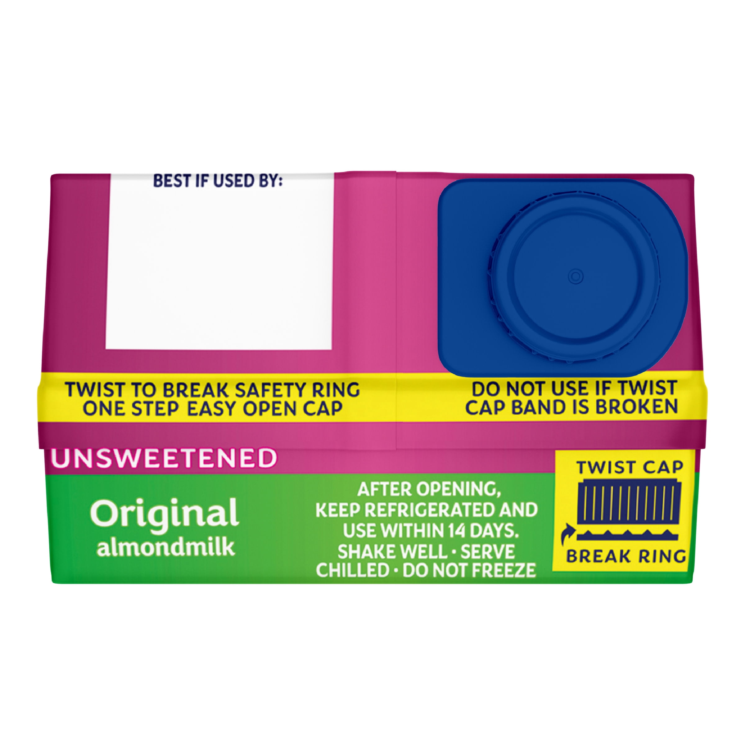 Almond Breeze Shelf-Stable Unsweetened Original Dairy-Free Almondmilk, 32 oz