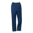 thumbnail image 2 of Woman Within Plus Size Perfect Back-Elastic Gap-Free Straight-Leg Cotton Jeans, 2 of 6