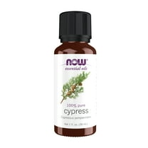 NOW Essential Oils, Cypress Oil, Balancing Aromatherapy Scent, Vegan, Child Resistant Cap, 1-Ounce
