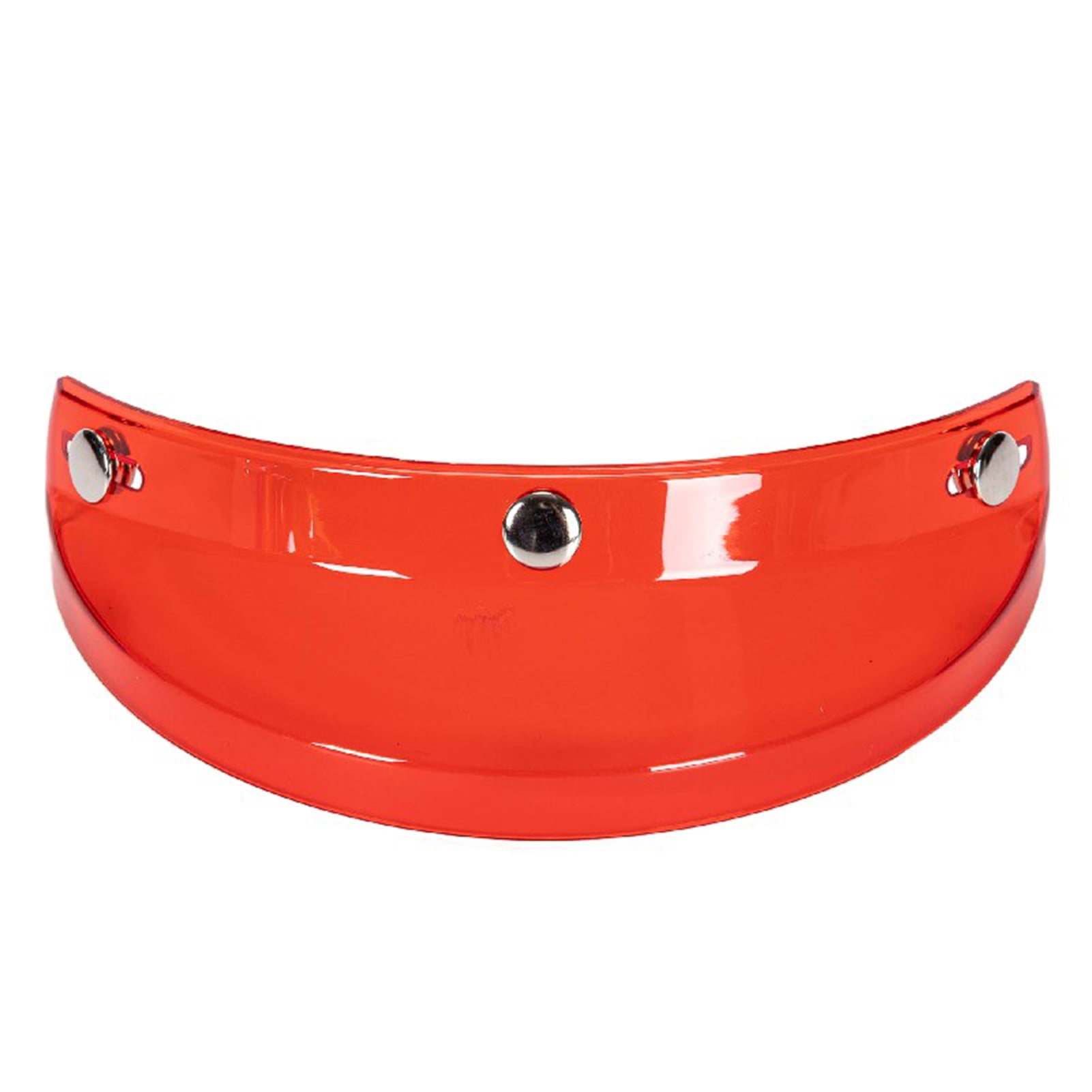 Gecheer Universal Motorcycle 3 SnapButton Visor Flip Up Down Open Face