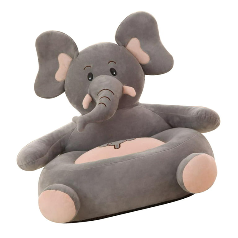 Baby Sofa Chair Stuffed Cartoon Animal Protector Washable Elephant Size 70 105 5cm