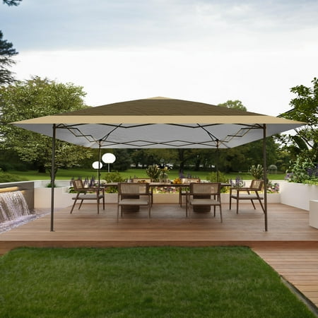Ataucjin 12x12FT Outdoor Pop Up Canopy Tent Portable Gazebo Shelter Instant Gazebo Tent With 4 Stanbags 8 Stakes Beach Tent For Lawn Garden Backyard Deck Events Parties Camping