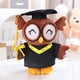 thumbnail image 3 of 2024 NUEVOS muñecos de peluche para graduados, doctor capibara, búho, oso de peluche, lindo muñeco de peluche, almohada de dibujos animados suave, regalo de graduación, 3 of 5