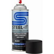 Steel-It 1012D Polyurethane, Industrial Paint Coatings, Weldable, Easy to Apply - Black (1 Pack)