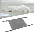 thumbnail image 4 of Animaux Cage Hamac, Résistant aux Rayures Machine Lavable Chat Hamac Mignon Empêcher la Déformation avec Sangles Réglables Crochets Métalliques pour Chats pour Petits Animaux Orange, 4 of 8