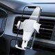 thumbnail image 5 of Soporte de teléfono para ventilación de coche con abrazadera ajustable para teléfonos inteligentes y dispositivos de navegación, blanco o negro, ligero y seguro para una conducción segura., 5 of 6